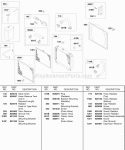 Radiator Screens Reserve Tank Drain Valve Diagram and Parts List for 584447-0205-E2  Briggs and Stratton Engine